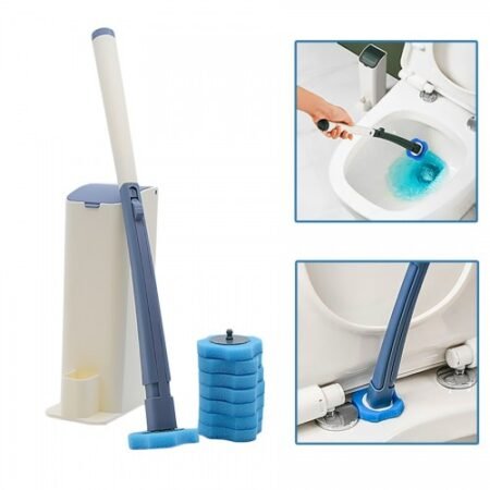 Toilet brush on a stand with Disposable cups