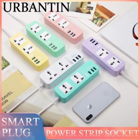 Power universal Outlet 3 USB port 2 UK POWER SOCKET CHARGER