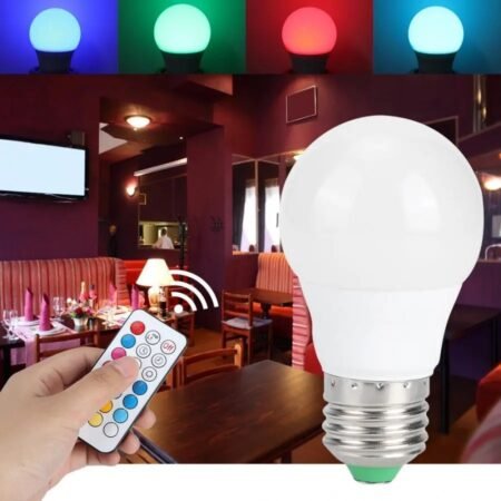 RGB LED light Color Changing Bulb with Remote