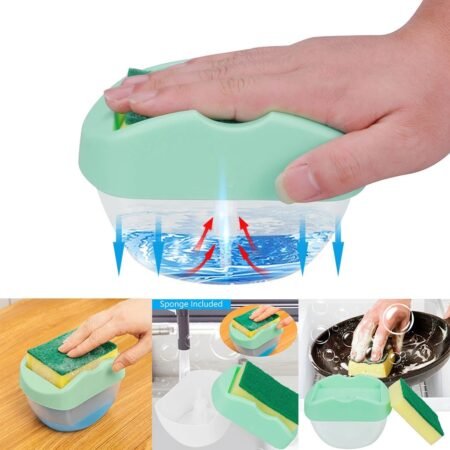Soap Pump Dispenser And Sponge Holder