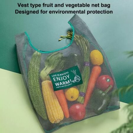 Reusable hanging mesh bags