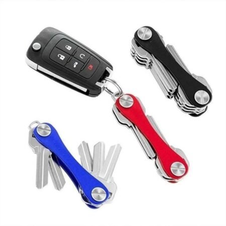 KeySmart Aluminium Key Holder - Holds Up to 8 Keys - Assorted Color