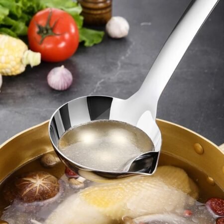Oil Grease Filter Soup Spoon