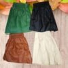 LEATHER BIKER SHORTS (1 PC)