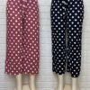 POLKA DOT PRINT PLAZO PANTS (1 PC)