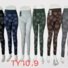 PRINTED STRAIGHT FIT LEGGINGS (ASSORTED COLOUR)
