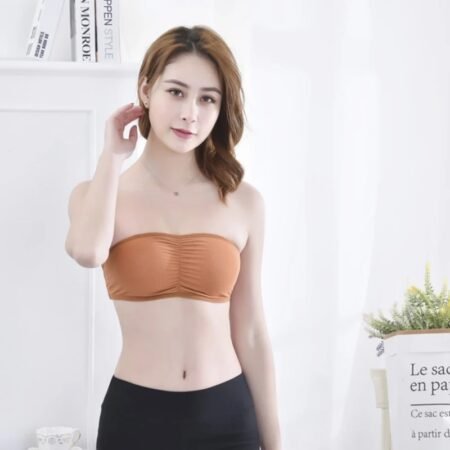 WOMEN BRA SUMMER DETACHABLE SPONGE TUBE TOP (ASSORTED COLOUR)