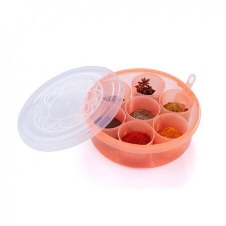 Round Plastic Spice Box