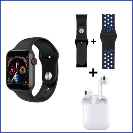 Smart Watch+Extra Belt+Earpods