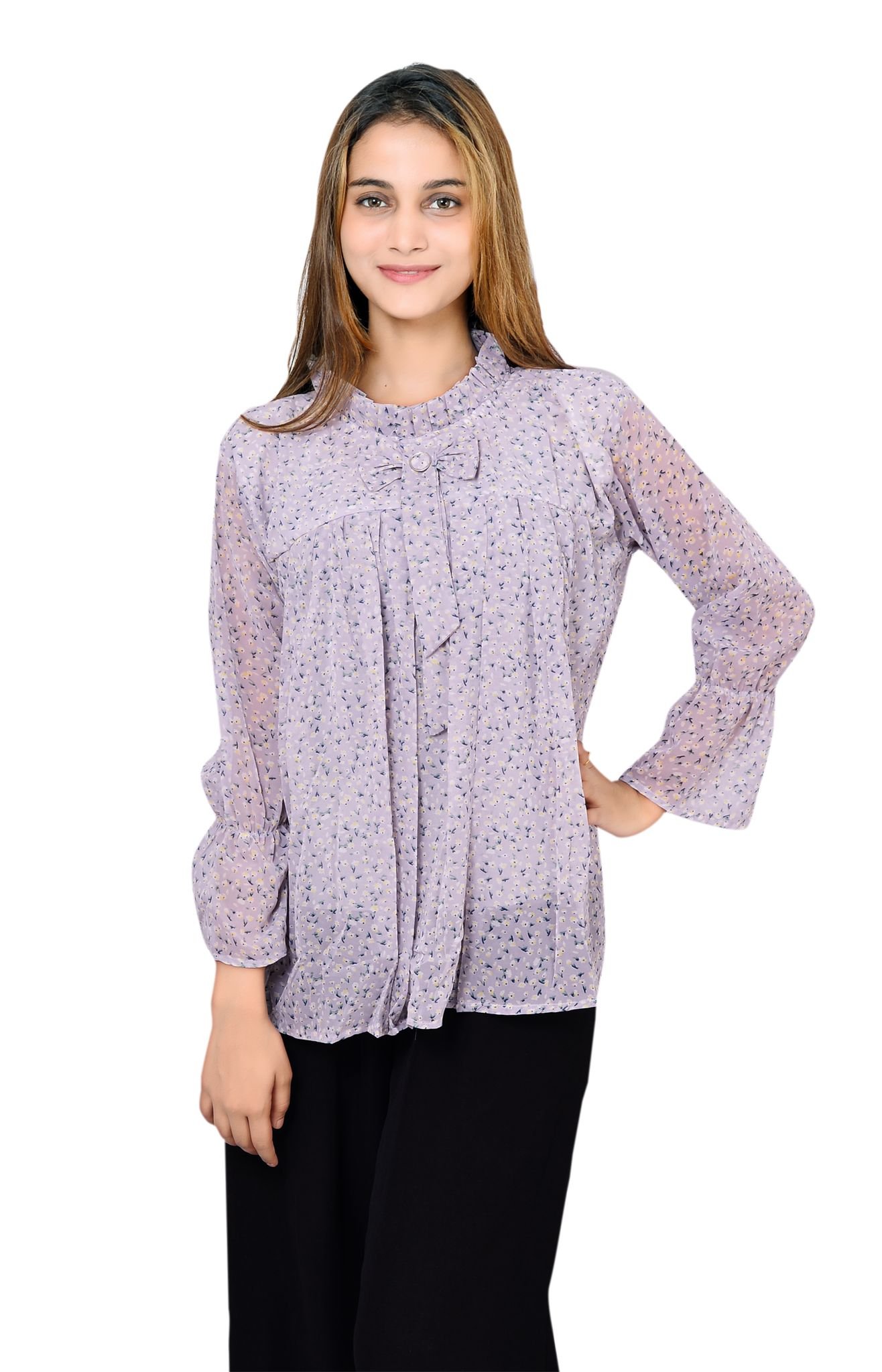 Chiffon Stylish Top- DC037