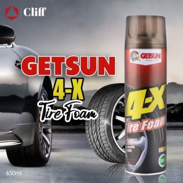 Getsun 4-X Tire Foam 650ml